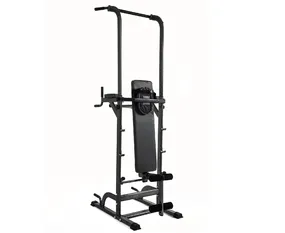 Турник/пресс/брусья DFC G-series с прямой скамьей с валиками