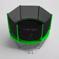 Батут Optifit Jump 8ft 2.44 м зеленый